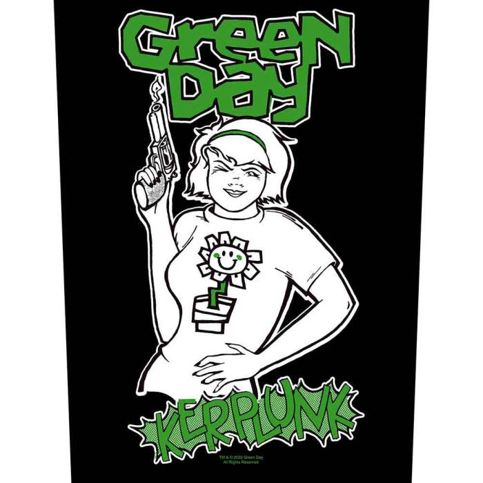 Green Day Kerplunk hrbtni našitek 228950