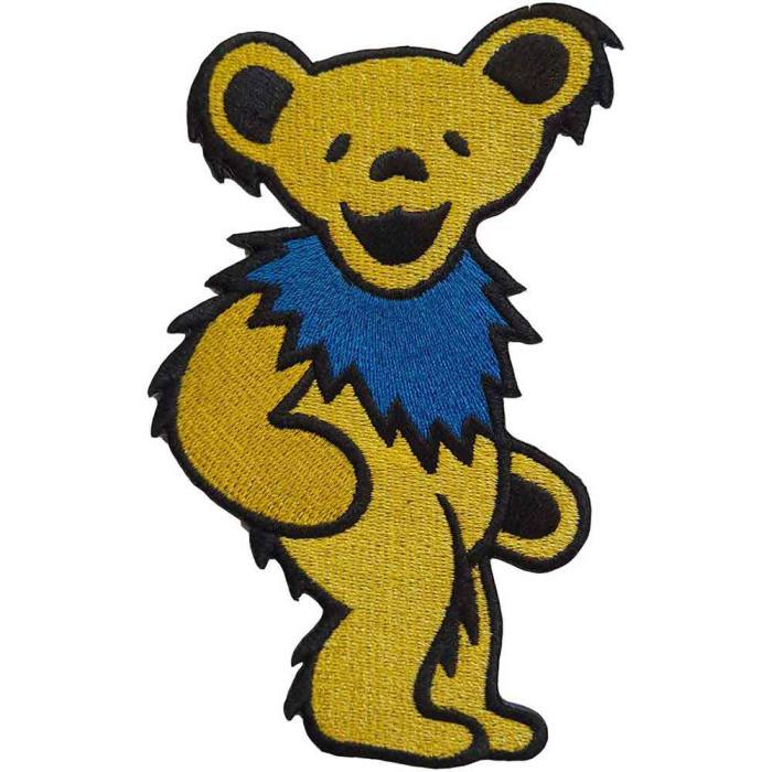 Grateful Dead Standard Patch: Rumeni Plešoči Medved 233508