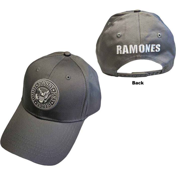 Ramones Unisex Baseball Cap: Presidential Seal (Srebrno siva) 242180