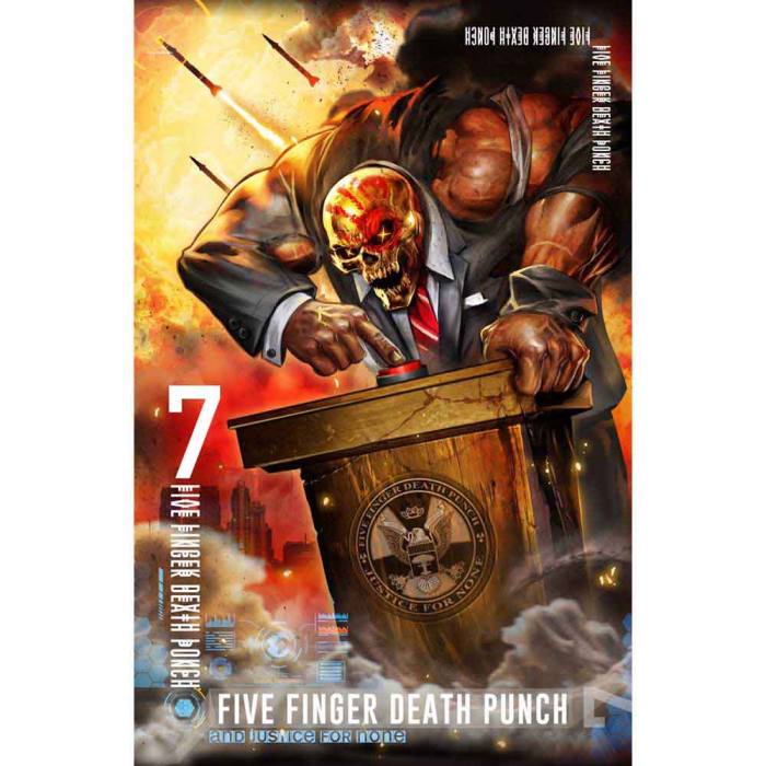 Five Finger Death Punch Textile Poster: And Justice For None 246734