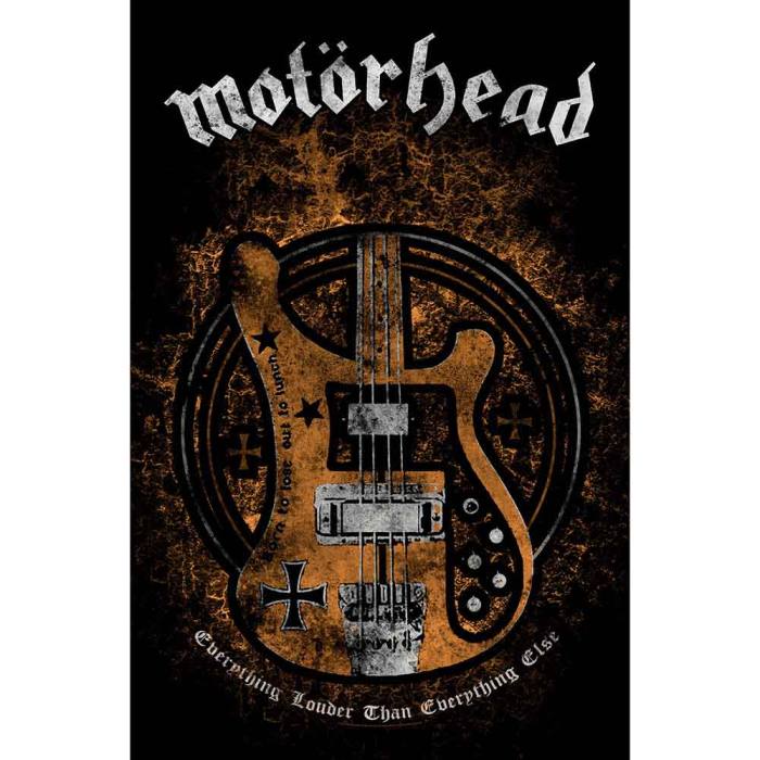 Motorhead tekstilni poster: Lemmy's Bass 246741
