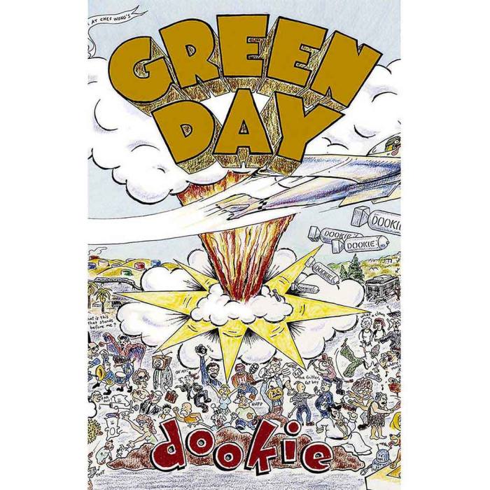 Green Day tekstilni poster – Dookie 246771