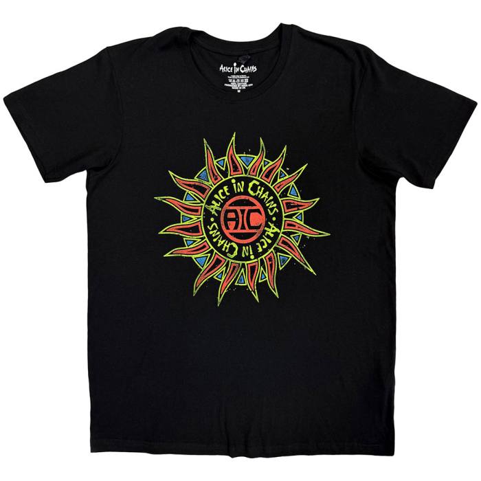 Alice In Chains Unisex T-Shirt Sun Logo (črna) 248257