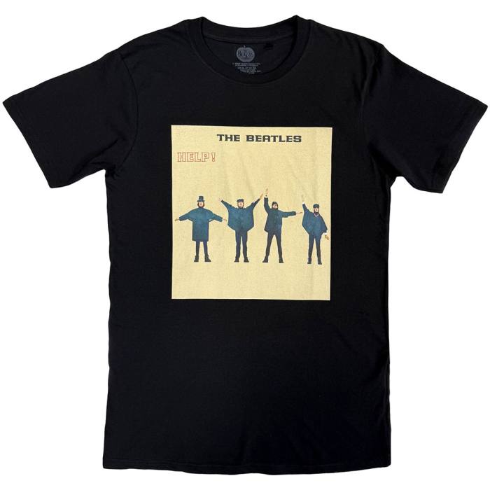 The Beatles Unisex T-Shirt: Help! Album Cover (Črna) 248349