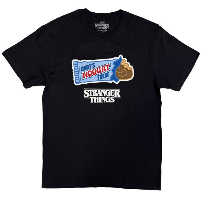 Stranger Things Unisex T-Shirt: Dart's Treat (črna) 248478