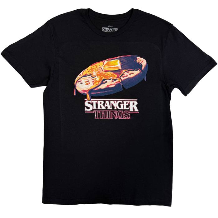 Stranger Things Unisex T-Shirt: Surfer Boy Piazza (Črna) 248490
