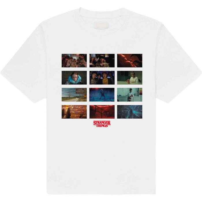 Stranger Things Unisex T-Shirt: Hawkins Power And Light (Bela) 248610