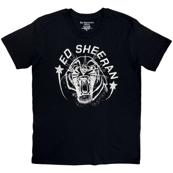 Ed Sheeran Unisex T-Shirt: Tiger (Črna) 248946
