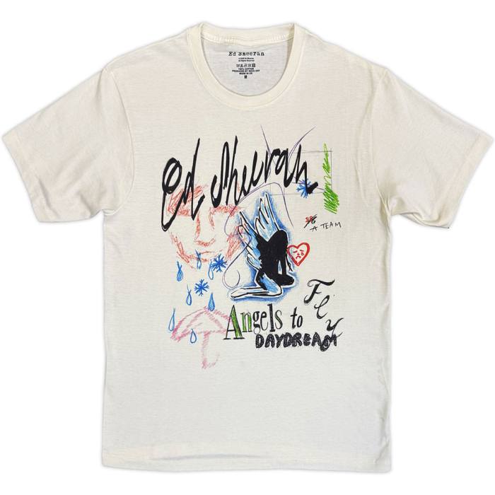 Ed Sheeran Unisex T-Shirt: Angels To Daydream (Naravna) 248952
