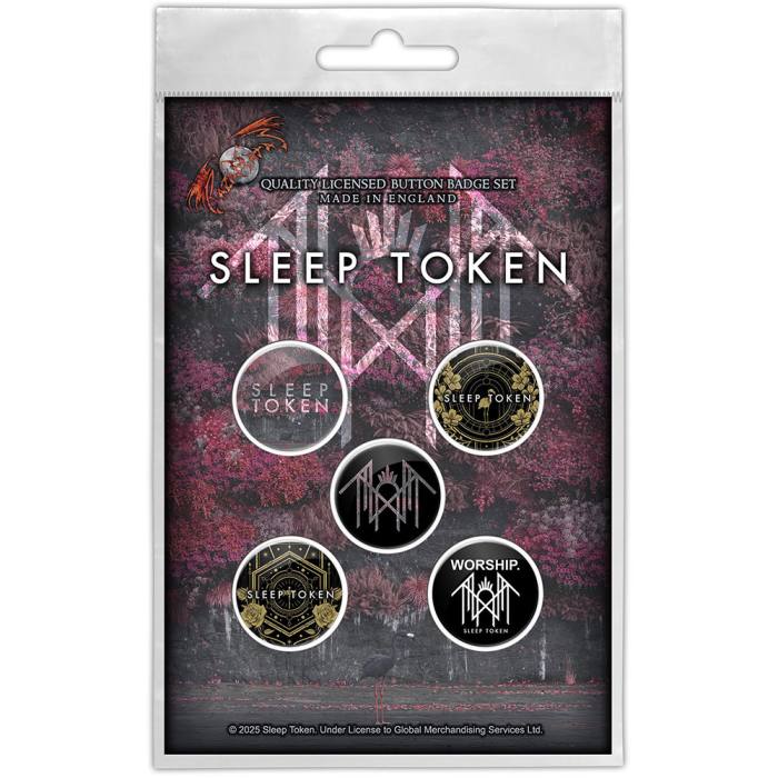Sleep Token Button Badge Pack: Even In Arcadia 249933