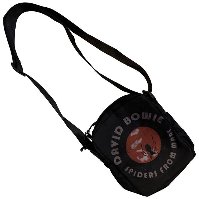 David Bowie Crossbody Bag: Spiders From Mars (Black) 249945