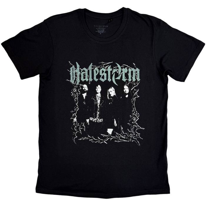 Halestorm Unisex T-Shirt: Jagged Frame (Black) 249074
