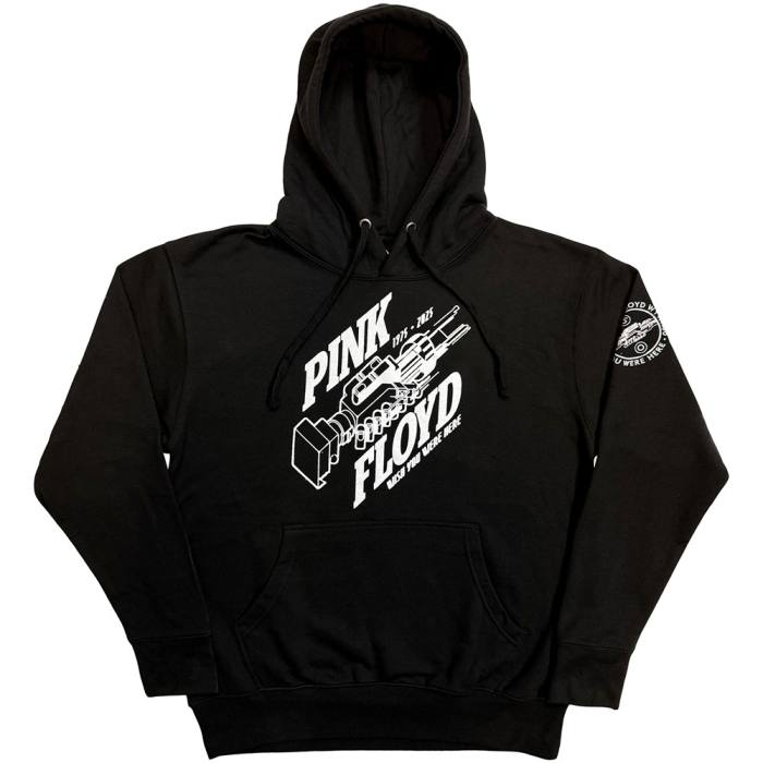 Pink Floyd Unisex Pullover Hoodie: Robot Hands Wish You Were Here 50 (Black) 249441