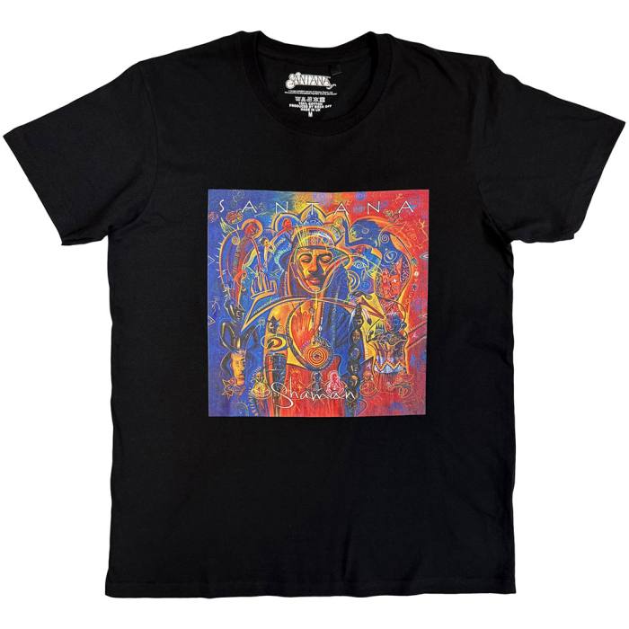 Santana Unisex T-Shirt: Shaman (črna) 249604