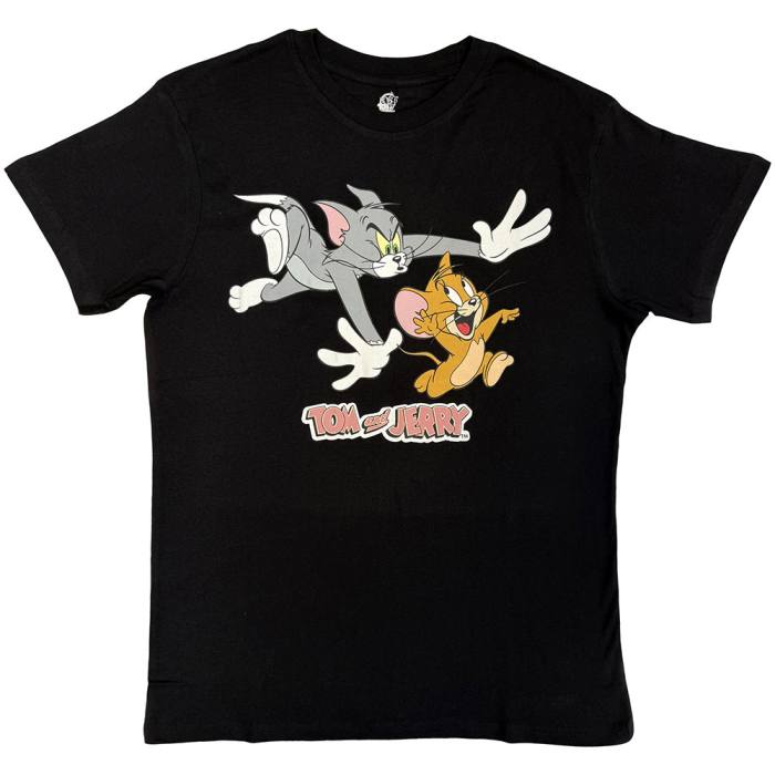 Tom & Jerry Unisex T-Shirt: Chase (Črna) 249822