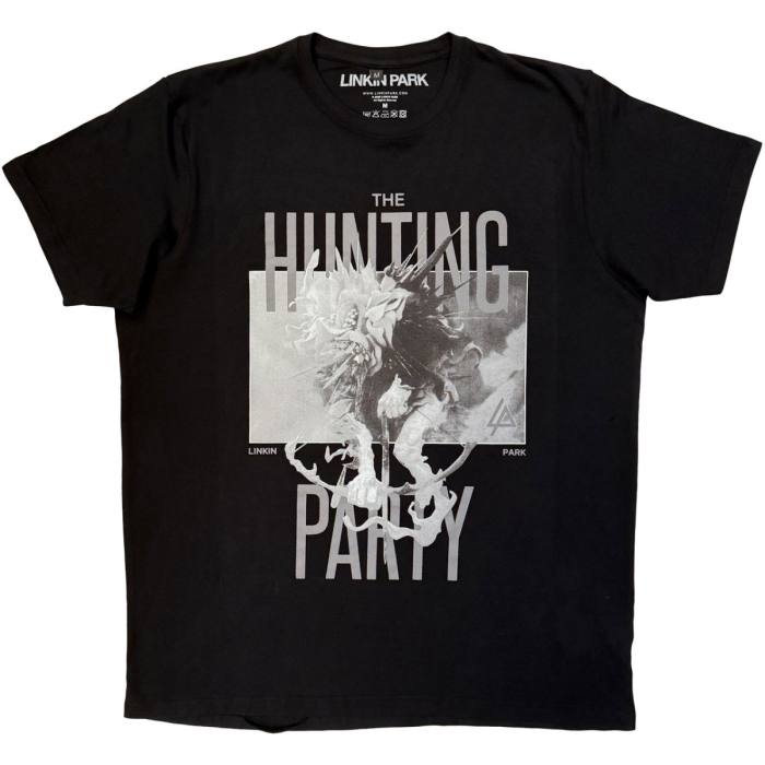 Linkin Park Unisex Premium Carbon T-Shirt: Hunting Party Črna 250346