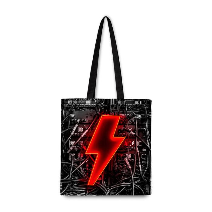 AC/DC Cotton Tote Bag: PWR Up 250278